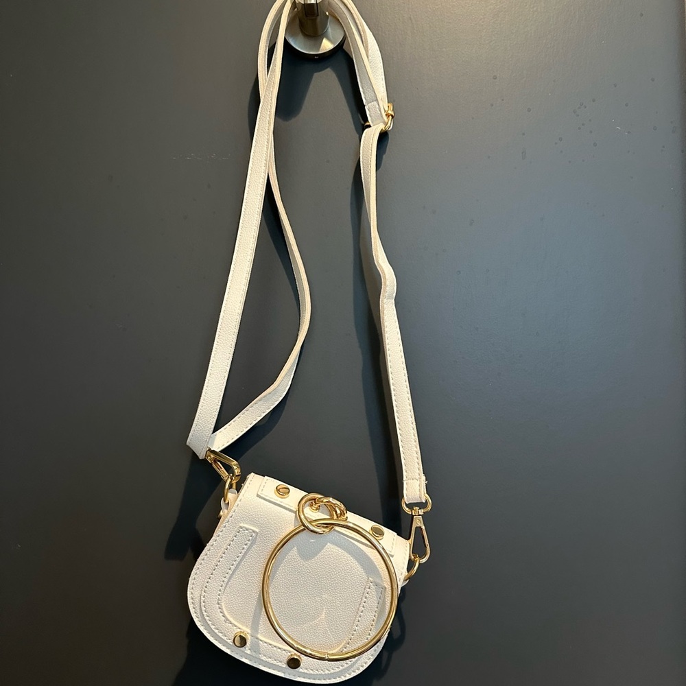 Elegant White Crossbody Bag